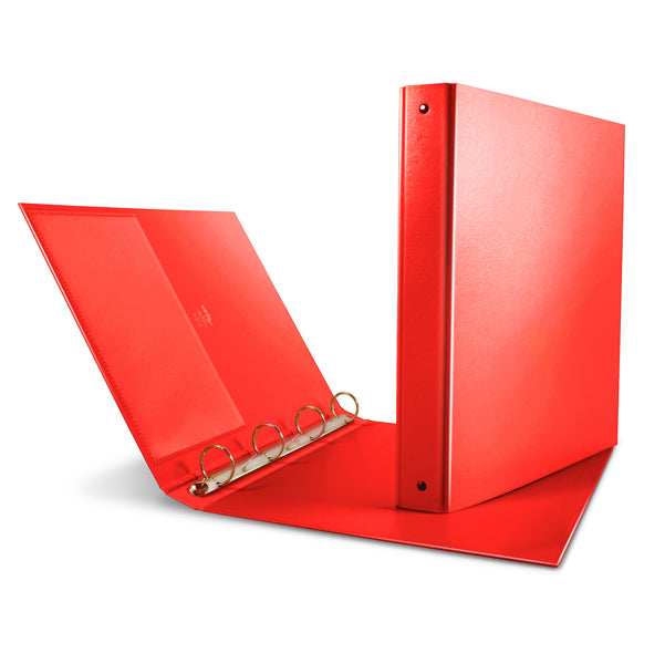 SEI ROTA - 36805042 - Raccoglitore Nettuno - 4 anelli a D 50 mm - dorso 7 cm - 22x30 cm - rosso - Sei Rota