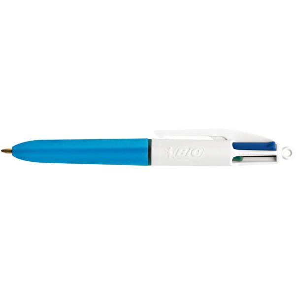 BIC - 895958 - Penna a sfera a scatto multifunzione 4 Colours Mini - punta 1,0mm - nero, blu, rosso, verde - Bic - conf. 12 pezzi