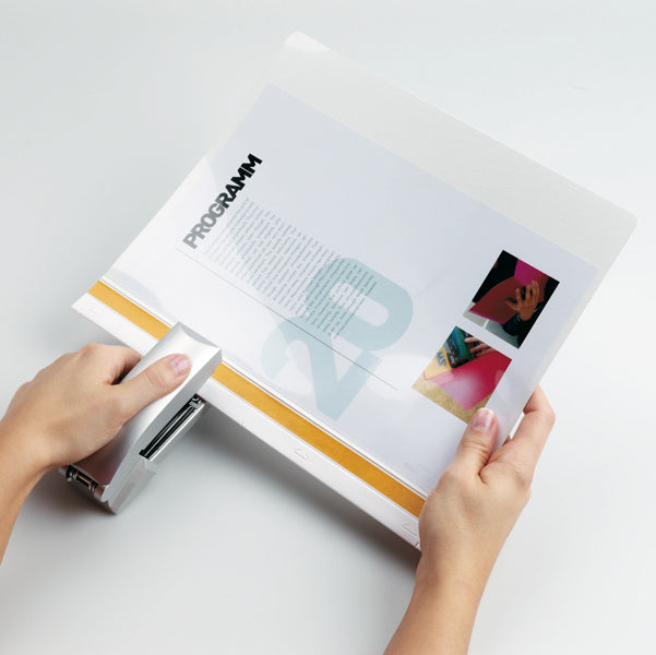 DURABLE - 2250-02 - Cartellina per rilegatura Durabind - PVC - 21x29,7 cm - bianco - Durable