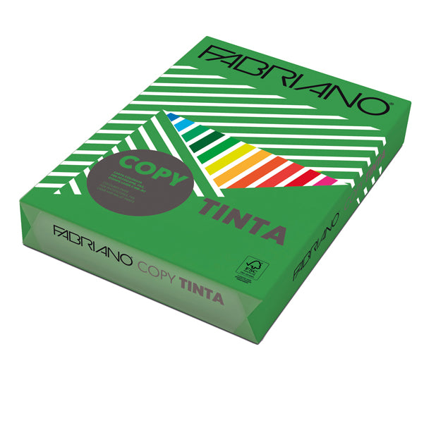 FABRIANO - 60116021 - Carta Copy Tinta - A4 - 160 gr - colori forti verde - Fabriano - conf. 250 fogli
