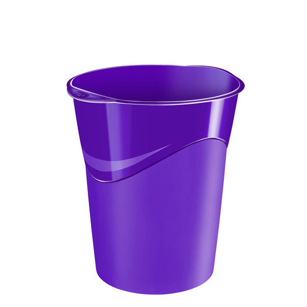 CEP - 1002800321 - Cestino Gloss - altezza 33,4 cm - diametro 30,5 cm - 14 L - viola - CEP