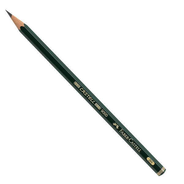 FABER-CASTELL - 119012 - Matita in grafite Castell 9000 - gradazione 2H - esagonale - Faber Castell
