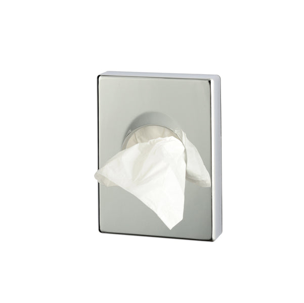 MEDIALINTERNATIONAL - 130002 - Dispenser per sacchetti igienici - 9,8x2,5x13,8 cm - ABS - argento cromato - Medial International