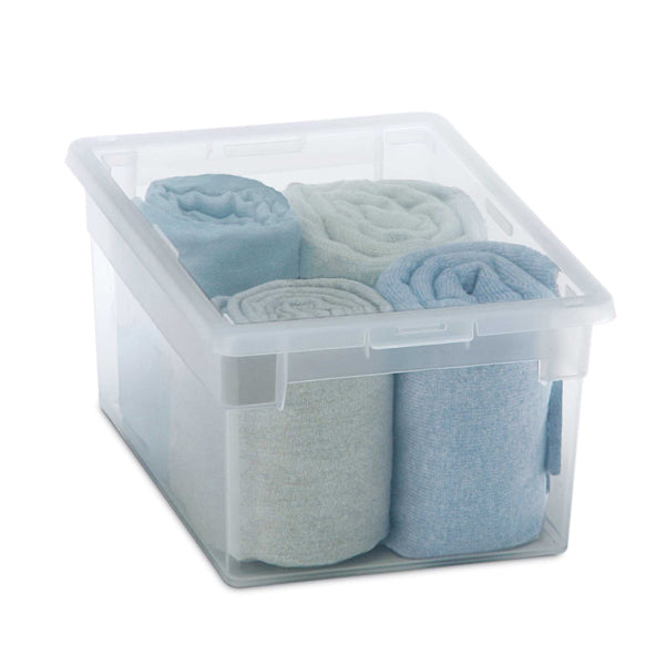 TERRY - 1001969 - Contenitore multiuso Light Box M-2 - 19,5x28x13,2 cm - 6 L - plastica - trasparente - Terry