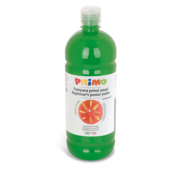 PRIMO - MOROCOLOR - 204BR1000610 - Tempera pronta Primi Passi - 1 L - verde brillante - Primo