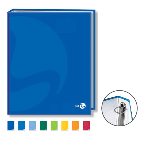 BM - 0107349 - Raccoglitore ad anelli Colors - 27 x 32 cm - D anello 30 mm - dorso 4 cm - BM