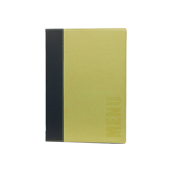 SECURIT - MC-TRA5-GR - PortamenU' Trendy - 1 inserto doppio incluso - A5 - 18 x 25 cm - verde - Securit