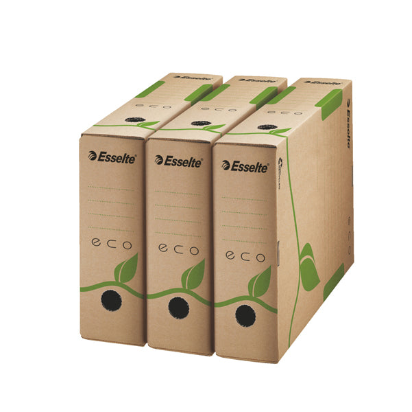 ESSELTE - 623916 - Scatola archivio EcoBox - dorso 8 cm - 32,7x23,3 cm - Esselte