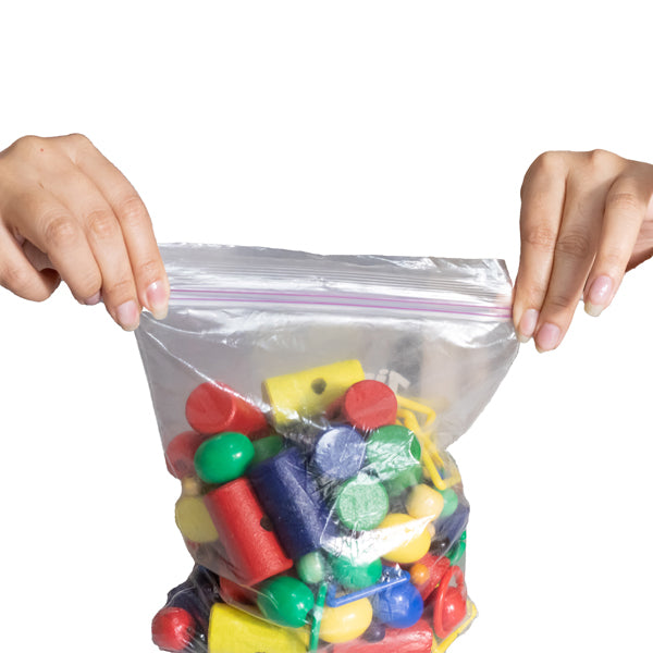 VIVA - zip4x6 - Sacchetti Zip - 4 x 6 cm - 45 micron - PE - trasparente - Viva - conf. 100 pezzi