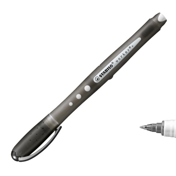 STABILO - 2019-46 - Roller con cappuccio Worker Colorful - tratto 0,5mm - nero - Stabilo