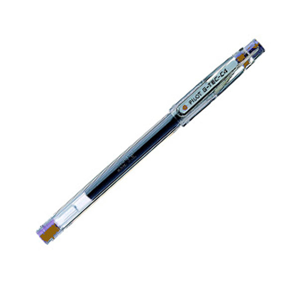 PILOT - 011654 - Penna a sfera gel G Tec C4 - punta 0,4mm - marrone - Pilot