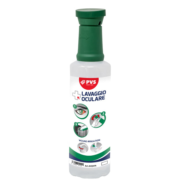 PVS - ACQ414 - Soluzione salina sterile - per lavaggio oculare - 500 ml - PVS