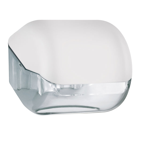 MAR PLAST - A61900BI - Dispenser Soft Touch di carta igienica - 15x14,8x14 cm - plastica - bianco - Mar Plast