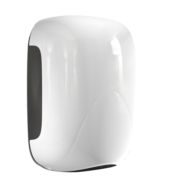 MEDIALINTERNATIONAL - 704390 - Asciugamani automatico Mini Zefiro - 23,8x15,6x9,9 cm - 900 W - ABS - bianco lucido - Medial International