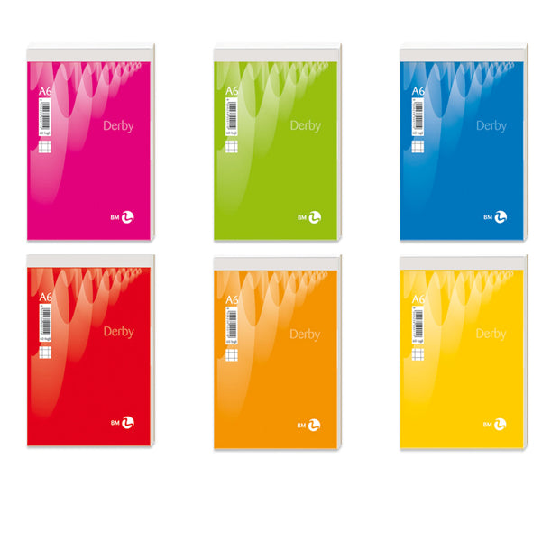 BM - 0100010 - Blocco note Derby - 5mm - 80 x 120mm - 60gr - 70 fogli - BM