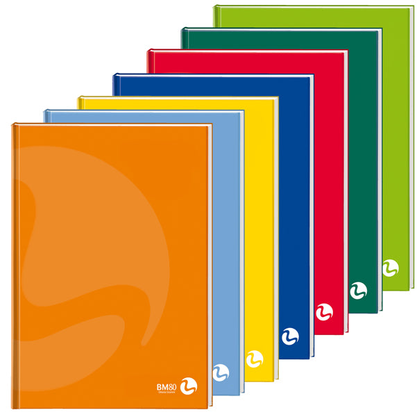 BM - 0105328 - Maxiquaderno Color 80 - A4 - quadretto 5mm - 96 fogli - 80gr - cartonato - BM