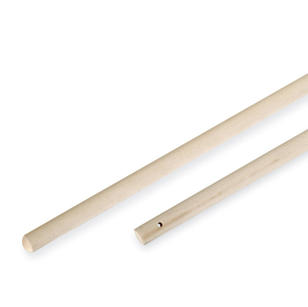 In Factory - 0037A - Manico in legno con foro - lunghezza 140 cm - art.0037A - Perfetto