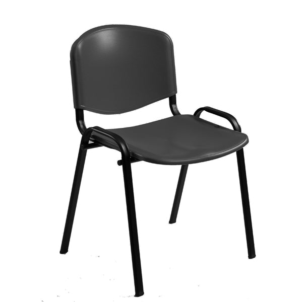 Unisit - D55PS-NE - Seduta attesa Dado D5SP - senza braccioli - PPL - nero - Unisit