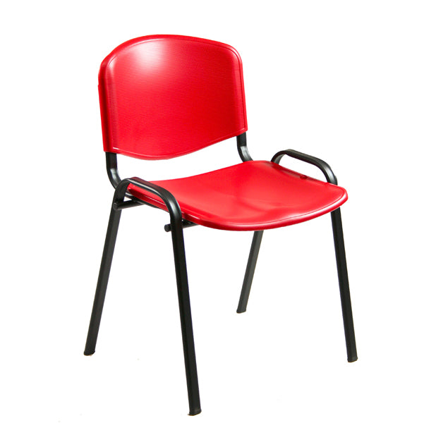 Unisit - D5PS-RO - Seduta attesa Dado D5SP - senza braccioli - PPL - rosso - Unisit