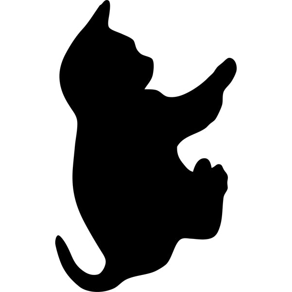 SECURIT - FB-CAT - Lavagna da parete Silhouette - 45,5 x 29 cm - forma gatto - nero - Securit