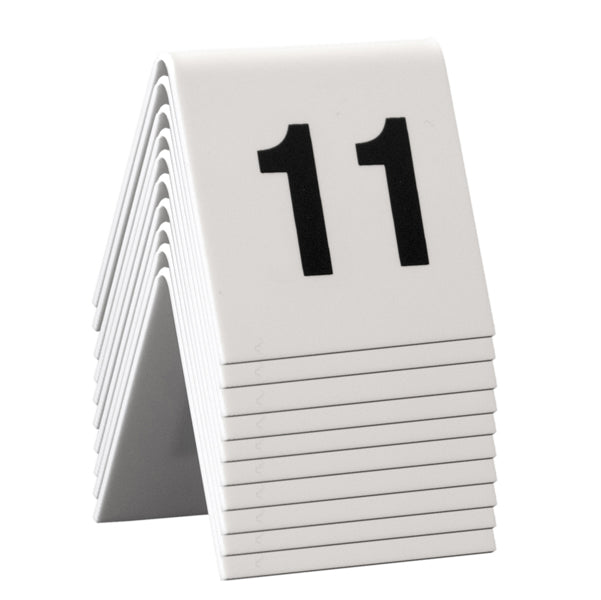 SECURIT - TN-11-20 - Numeri per tavoli - set da 11 a 20 - Securit