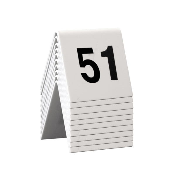 SECURIT - TN-51-60 - Numeri per tavoli - set da 51 a 60 - Securit