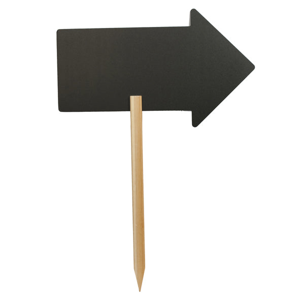 SECURIT - FBS-ARROW - Silhouette Board Sticks - forma freccia - 67 x 49,2 cm - nero - Securit