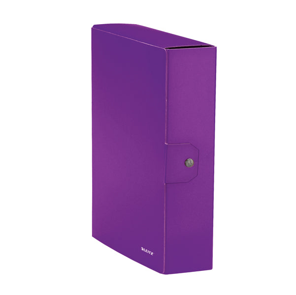 LEITZ - 39670062 - Scatola progetto WOW - dorso 8 cm - viola metallizzato - Leitz