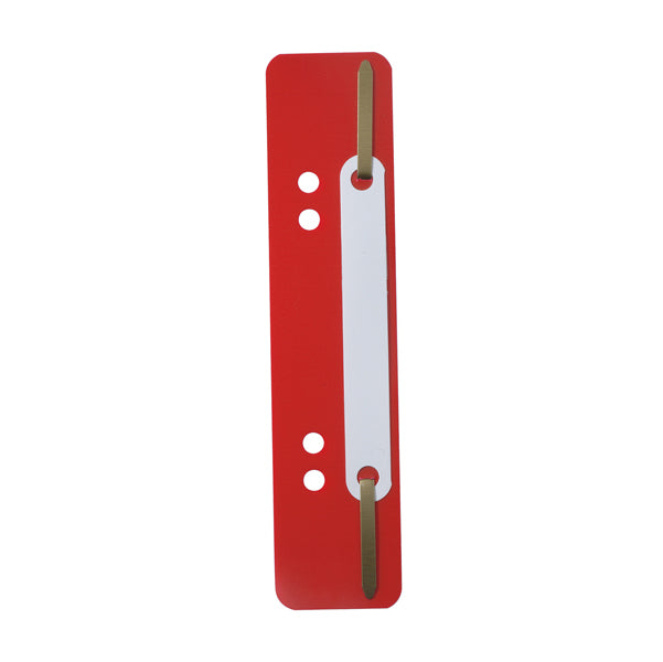 DURABLE - 6901-03 - Pressini fermafogli - 38x150 mm - rosso - Durable - conf. 25 pezzi