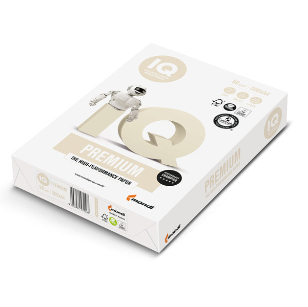 MONDI - 6011 - Carta IQ Premium - A4 - 90 gr - bianco - Mondi - conf. 500 fogli
