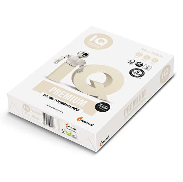 MONDI - 6021 - Carta IQ Premium - A4 - 100 gr - bianco - Mondi - conf. 500 fogli
