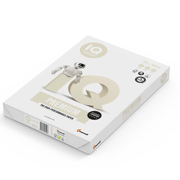 MONDI - 6022 - Carta IQ Premium - A3 - 100 gr - bianco - Mondi - conf. 500 fogli