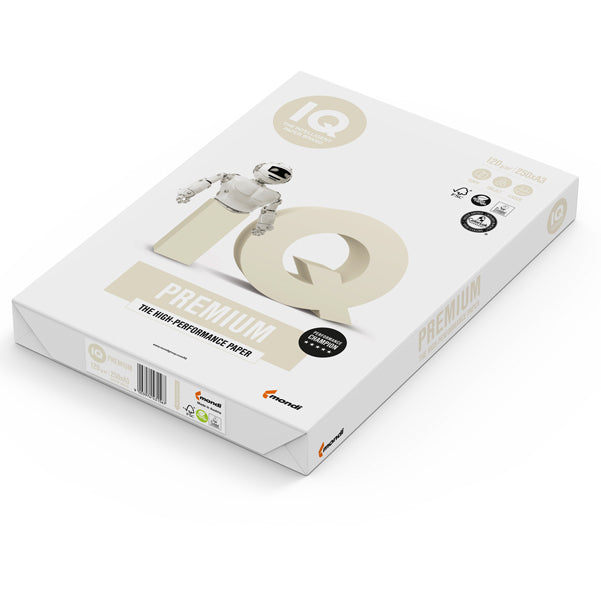 MONDI - 6032 - Carta IQ Premium - A3 - 120 gr - bianco - Mondi - conf. 250 fogli