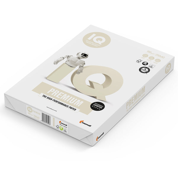 MONDI - 6042 - Carta IQ Premium - A3 - 160 gr - bianco - Mondi - conf. 250 fogli