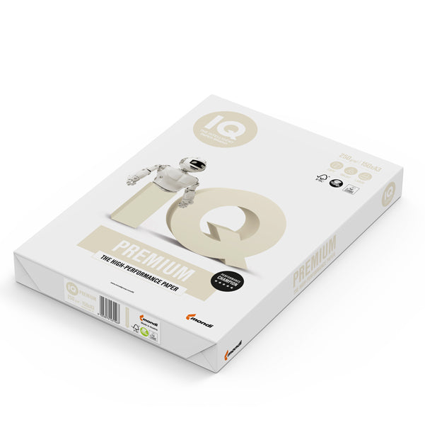 MONDI - 6072 - Carta IQ Premium - A3 - 250 gr - bianco - Mondi - conf. 150 fogli