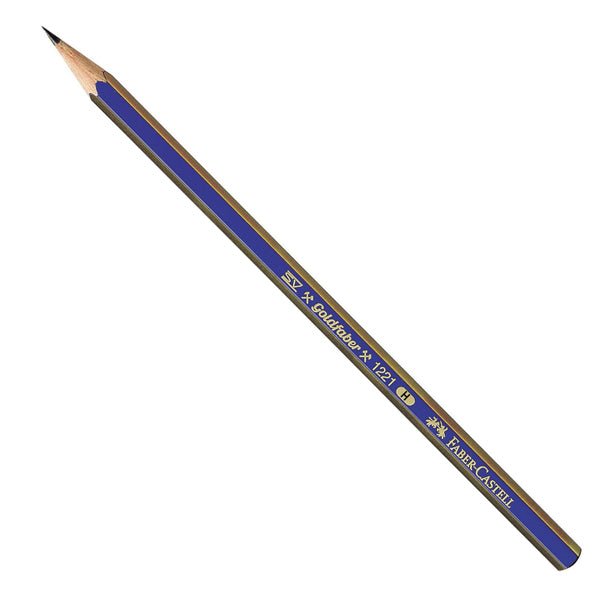 FABER-CASTELL - 112511 - Matita in grafite Goldfaber 1221 - esagonale - gradazione H - Faber Castell