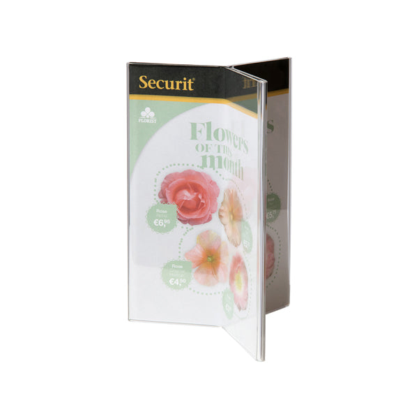 SECURIT - PFT-ACY-A6 - Display PortamenU' a Y - 10,5 x 14,8 cm (A6) - Securit