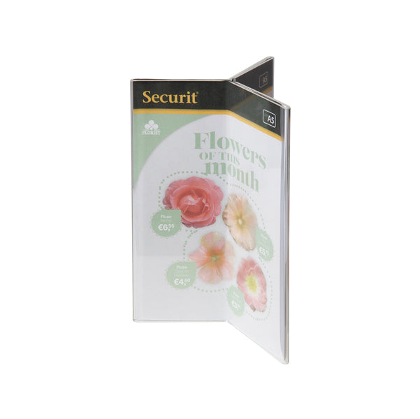 SECURIT - PFT-ACY-A5 - Display PortamenU' a Y - 14,8 x 21 cm (A5) - Securit