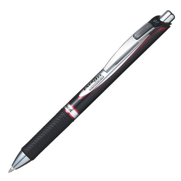 PENTEL - BLP77-BX - Roller a scatto Energel XM Permanent - punta 0,7mm - rosso - Pentel