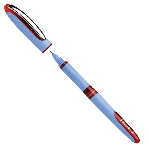 SCHNEIDER - P183402 - Roller One Hybrid N con cappuccio - tratto 0,3mm - rosso - Schneider