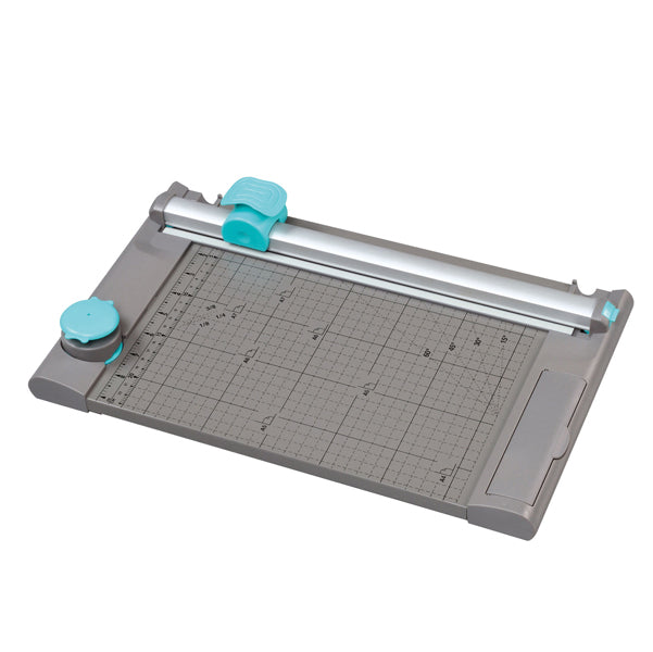 TITANIUM - 13939 - Taglierina 3in1 a lama rotante 13939 - 6,5 x 25,6 x 42,5 cm - 330 mm (A4) - 10 fogli - grigio - Titanium