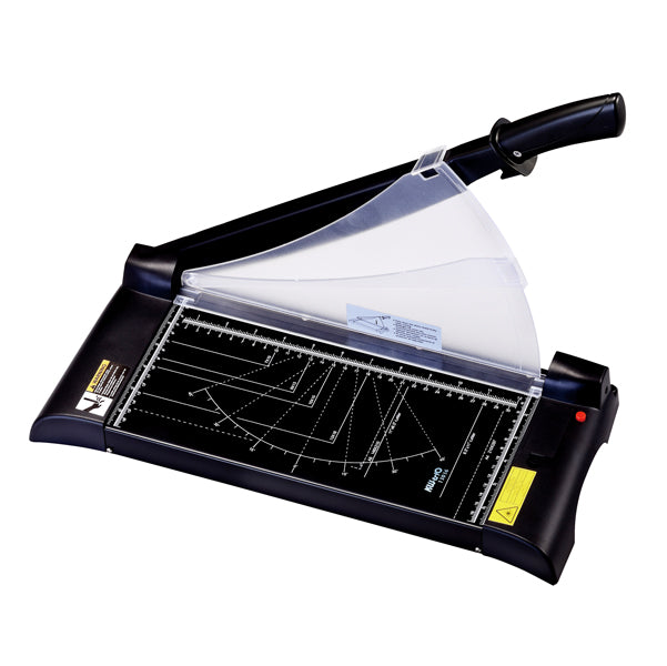 TITANIUM - 13038 - Taglierina a leva 3038 - con blocca lama - 55,8 x 21,3 x 21,2 cm - 315 mm (A4) - 10 fogli - nero - Titanium