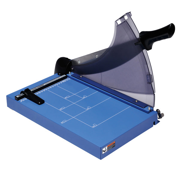 TITANIUM - 13040 - Taglierina a leva 3040 - con blocca lama - 44,5 x 28,2 cm - 360 mm (A4) - 40 fogli - blu - Titanium