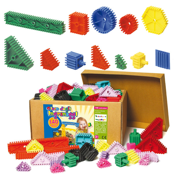 CWR - J401 - Gioco Super Glisso ingranaggi - pezzi assortiti - CWR - conf. 140 pezzi