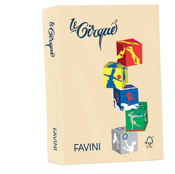 FAVINI - A71R353 - Carta Le Cirque - A3 - 80 gr - camoscio 105 - Favini - conf. 500 fogli