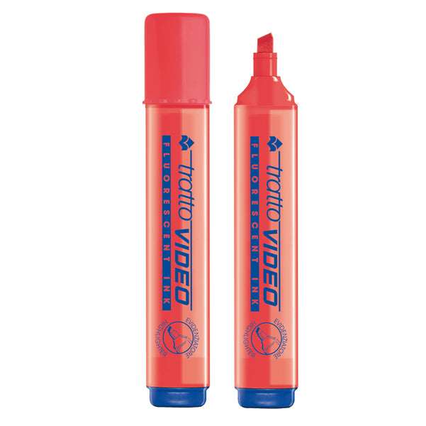 TRATTO - 830206 - Evidenziatore Tratto Video - punta a scalpello - tratto da 1,0-5,0mm - sunrise - Tratto