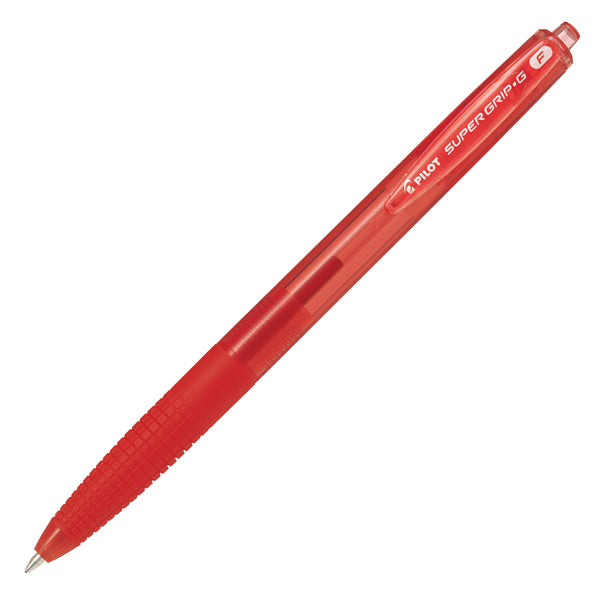 PILOT - 001640 - Penna a scatto Supergrip G - punta 0,7mm - rosso - Pilot
