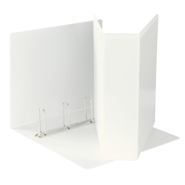ESSELTE - 394758000 - Raccoglitore personalizzabile Display - 4 anelli quadri 65 mm - 22x30 cm - bianco - Esselte