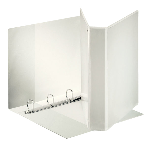 ESSELTE - 394753000 - Raccoglitore personalizzabile Display - 4 anelli a D 40 mm - dorso 5,9 cm - 22x30 cm - bianco - Esselte