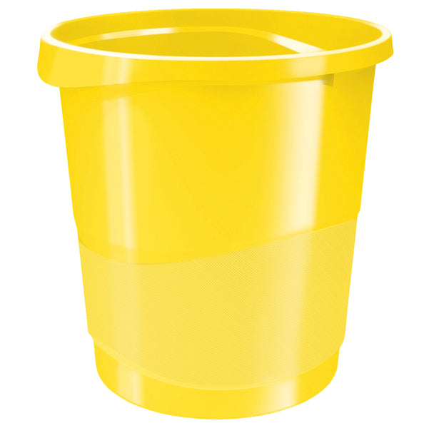 ESSELTE - 623946 - Cestino gettacarte Europost VIVIDA - 25,8 x 28,5 cm - altezza 32,2 cm - 14 L - giallo - Esselte